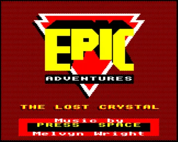 Lost Crystal, The - Epic Adventure 5 (1987)(Epic)[h TSTH] screen shot title